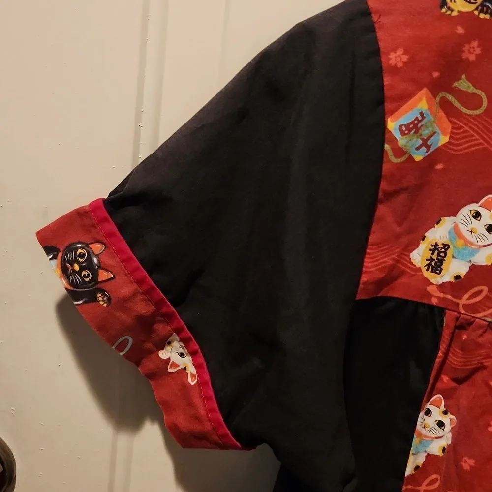 Vintage RM Lucky Cat Muumuu M